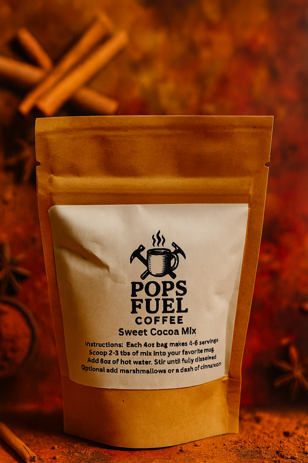 Pops Fuel Sweet Cocoa Mix