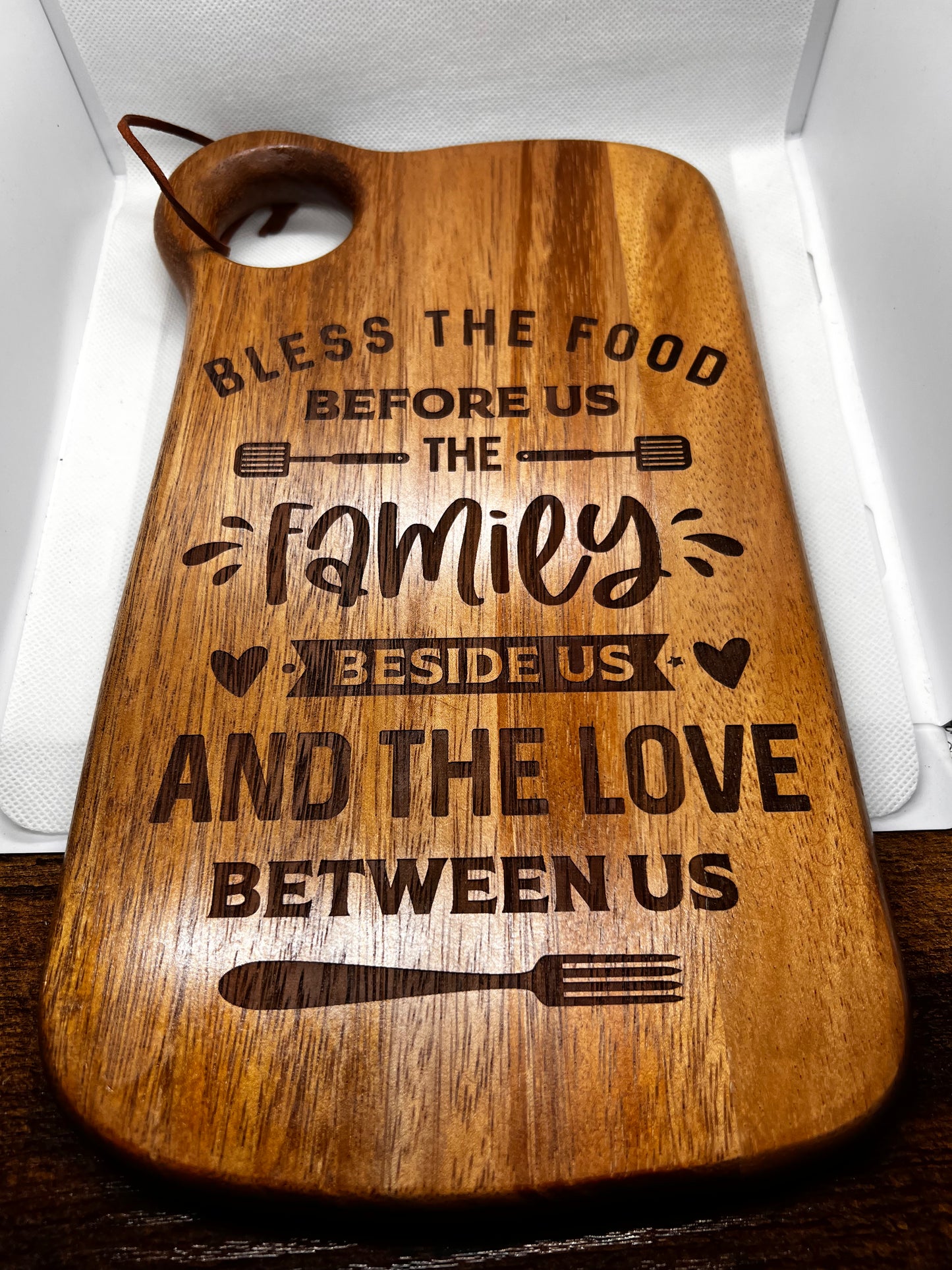Laser Engraved Cutting Board