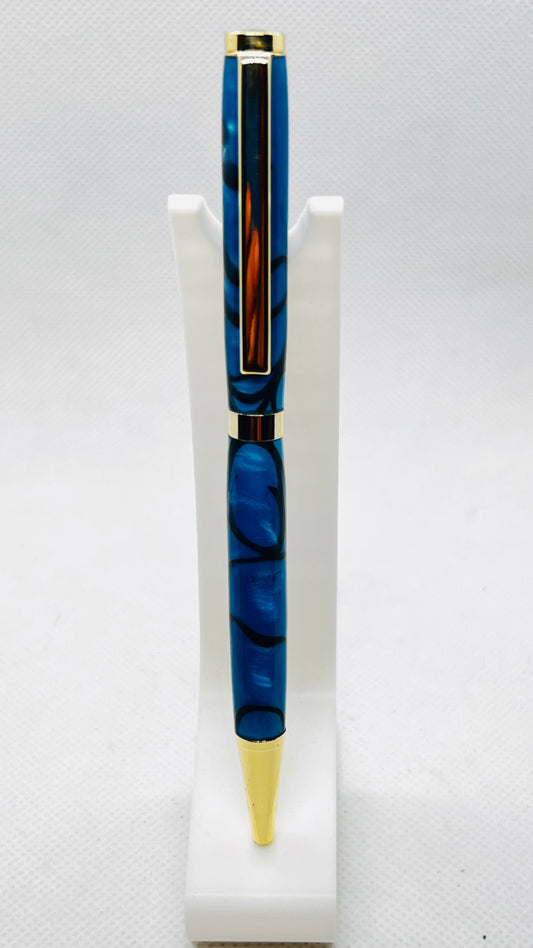 Blue Acrylic Pen